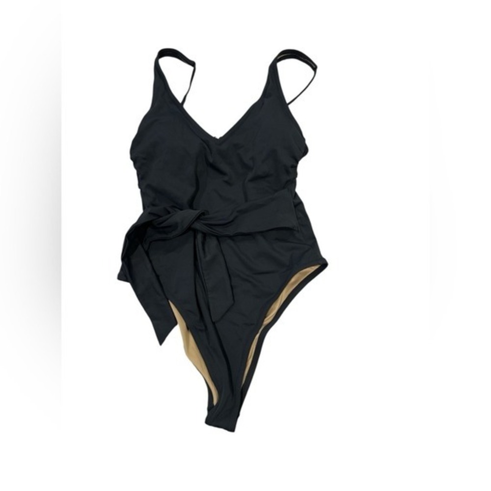 Shade & Shore Dark Charcoal Grey‎ One Piece Swimsuit